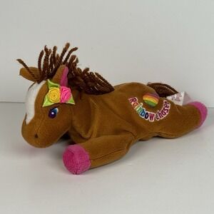 Lisa Frank Stuffins Inc 1998 Rainbow Chaser Horse Plush Stuffed Animal Vintage